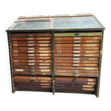 Meuble imprimerie ancien