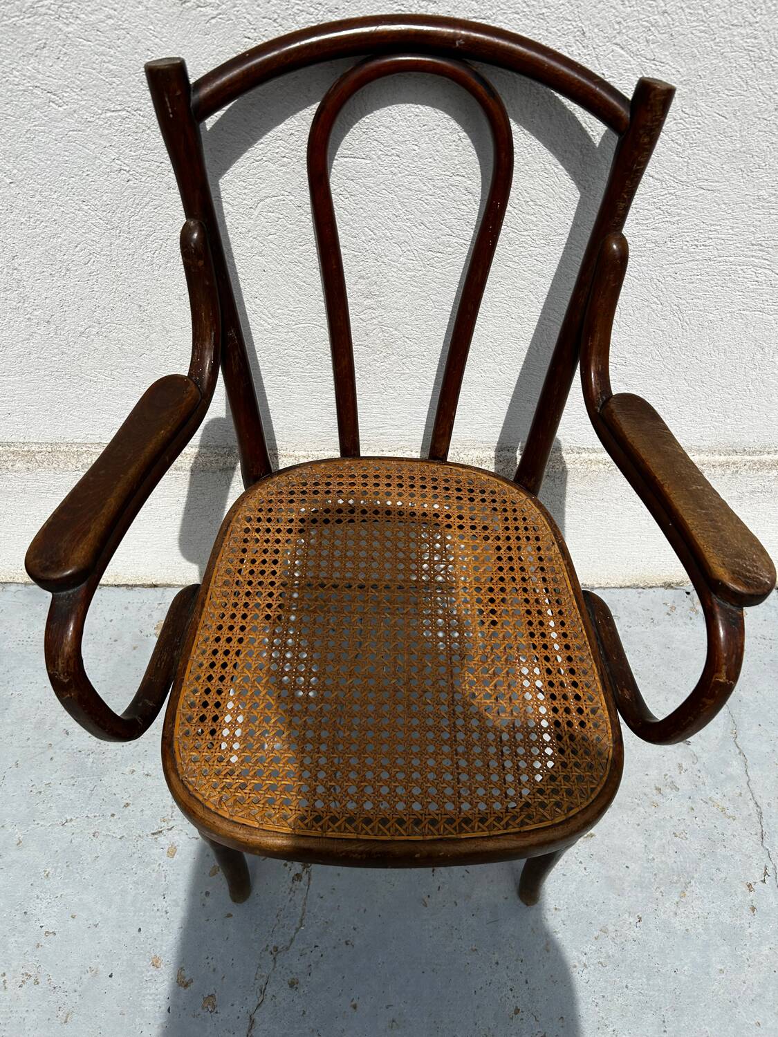 Fauteuil Thonet  estampillé – modèle type 18