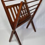 Folding teak magazine rack by Cees Braakman