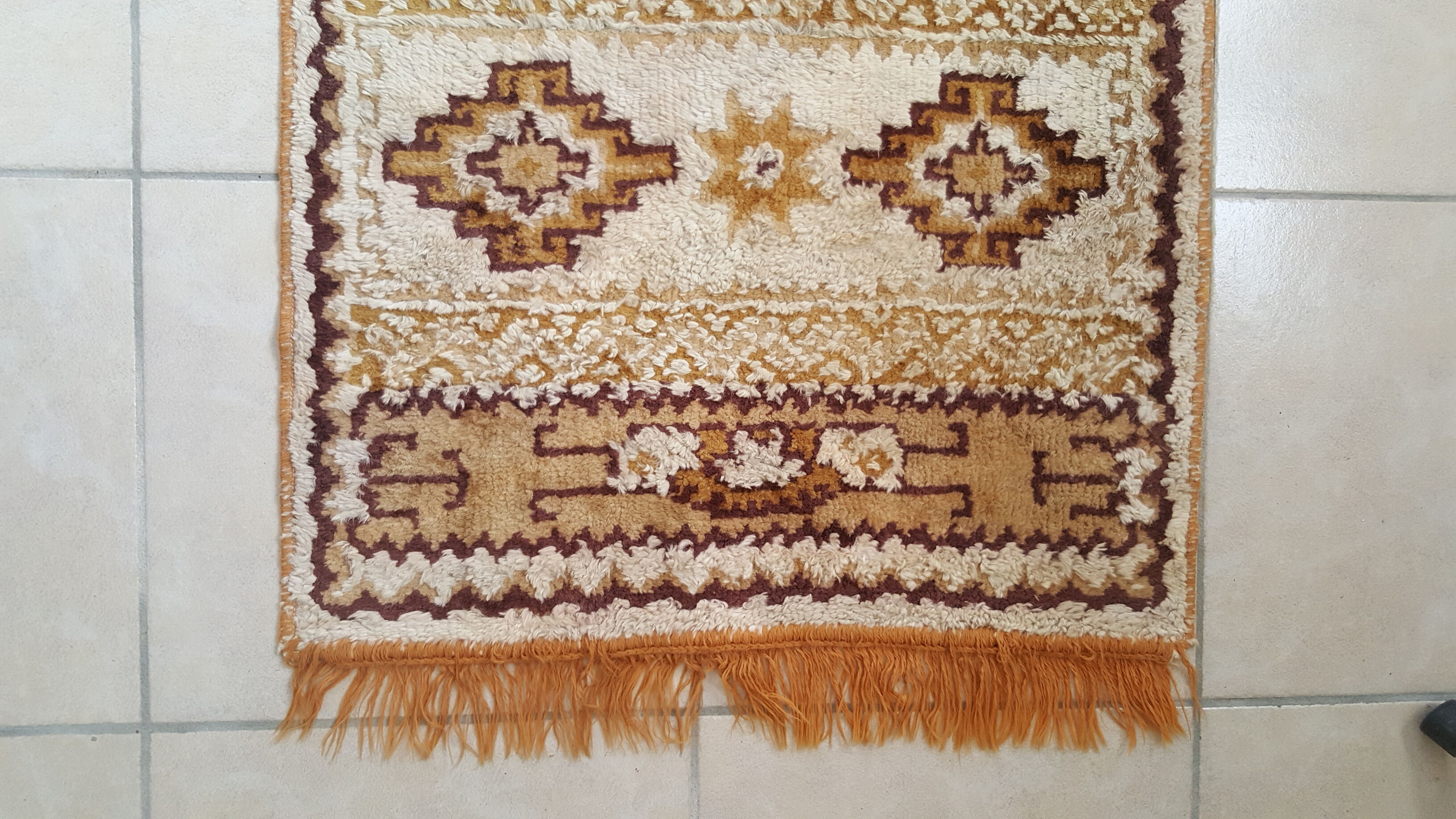 Carpet wool vintage, 122 x 60