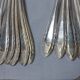 37-piece silver-plated metal cutlery set Art Deco