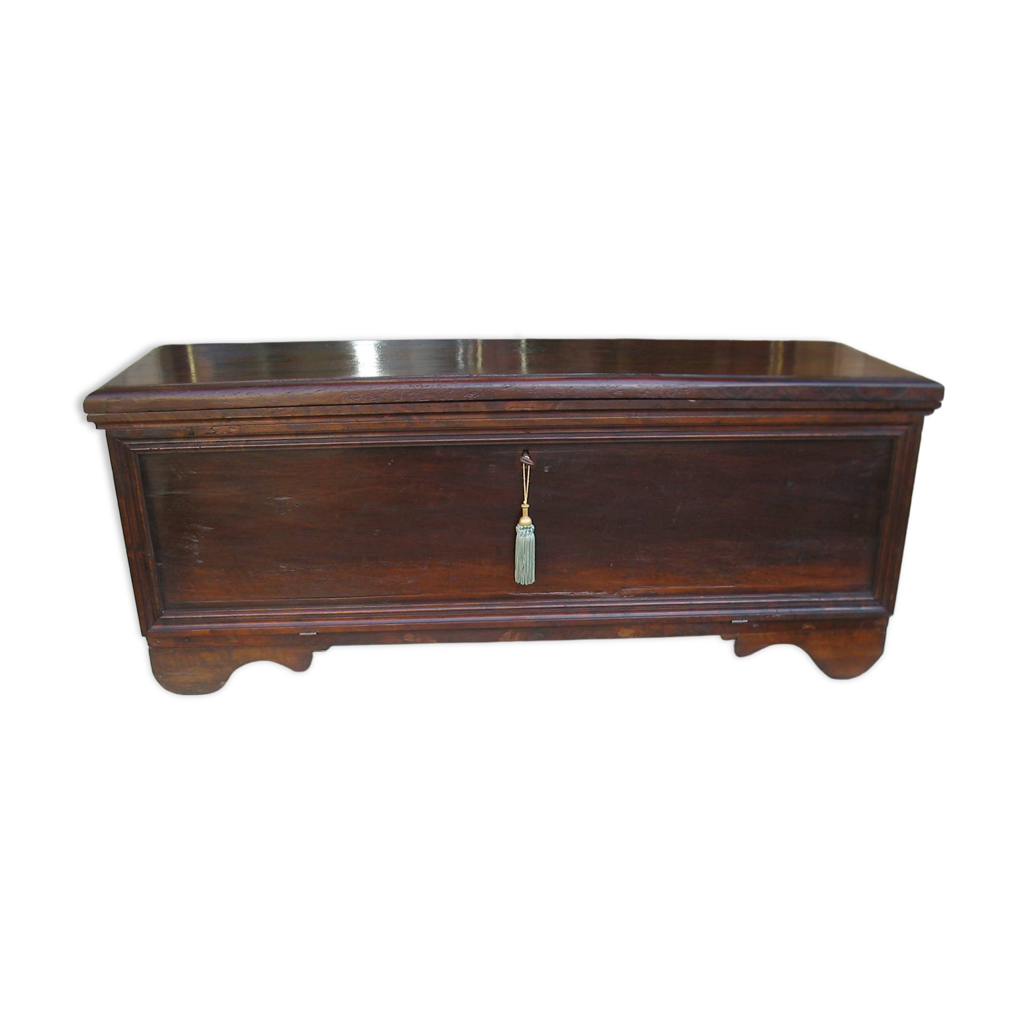 Antique original walnut chest.