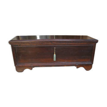 Antique original walnut chest.