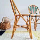 Rattan bistro chairs