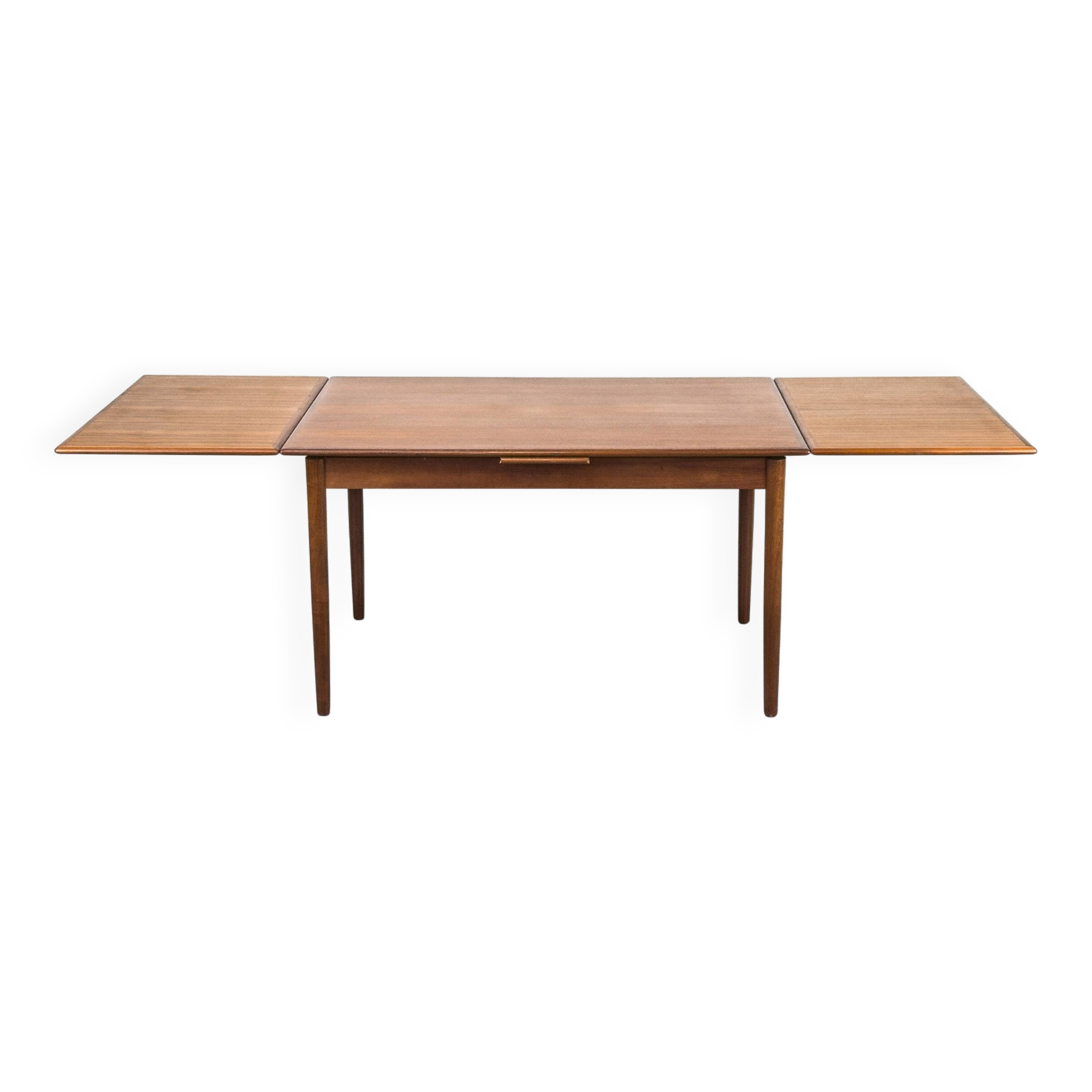 Danish Extendable Teak Dining Table by Ansager Møbler, 1960s