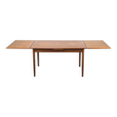 Table de Salle à Manger Extensible en Teck par Ansager Møbler, Danemark, 1960s