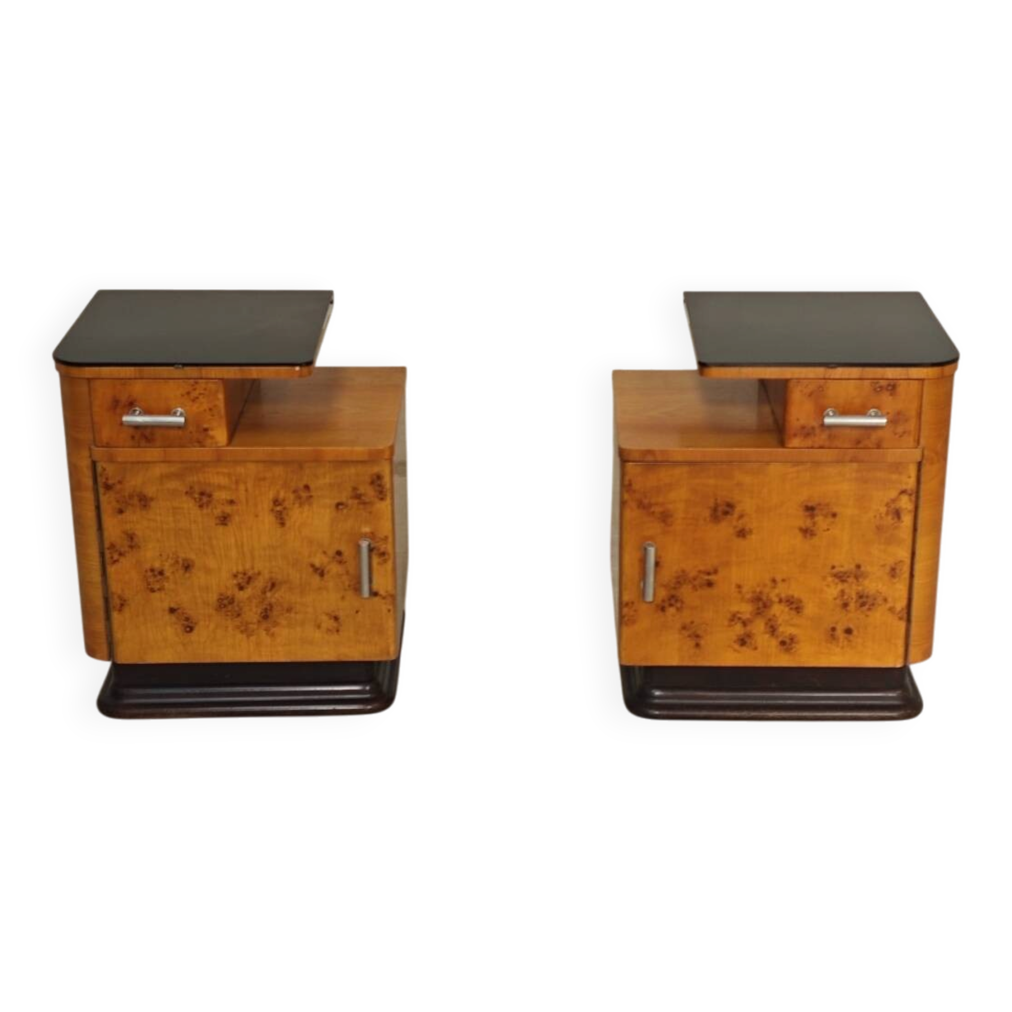 Art Deco bedside table by Jindrich Halabala for Up Zavody