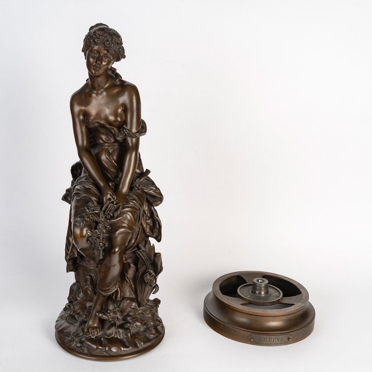 The Dream - Hippolyte François Moreau (1832-1927) Figurative sculpture and