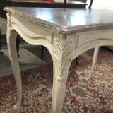Old-time painted and patinated desk or console table