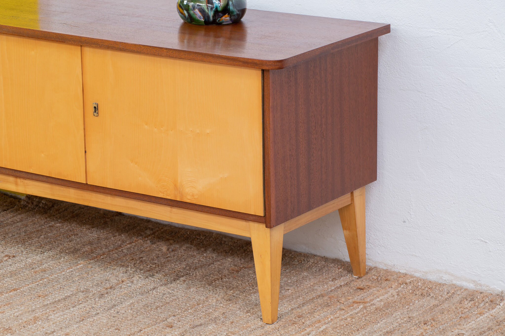 Vintage Scandinavian enfilade - 165 cm