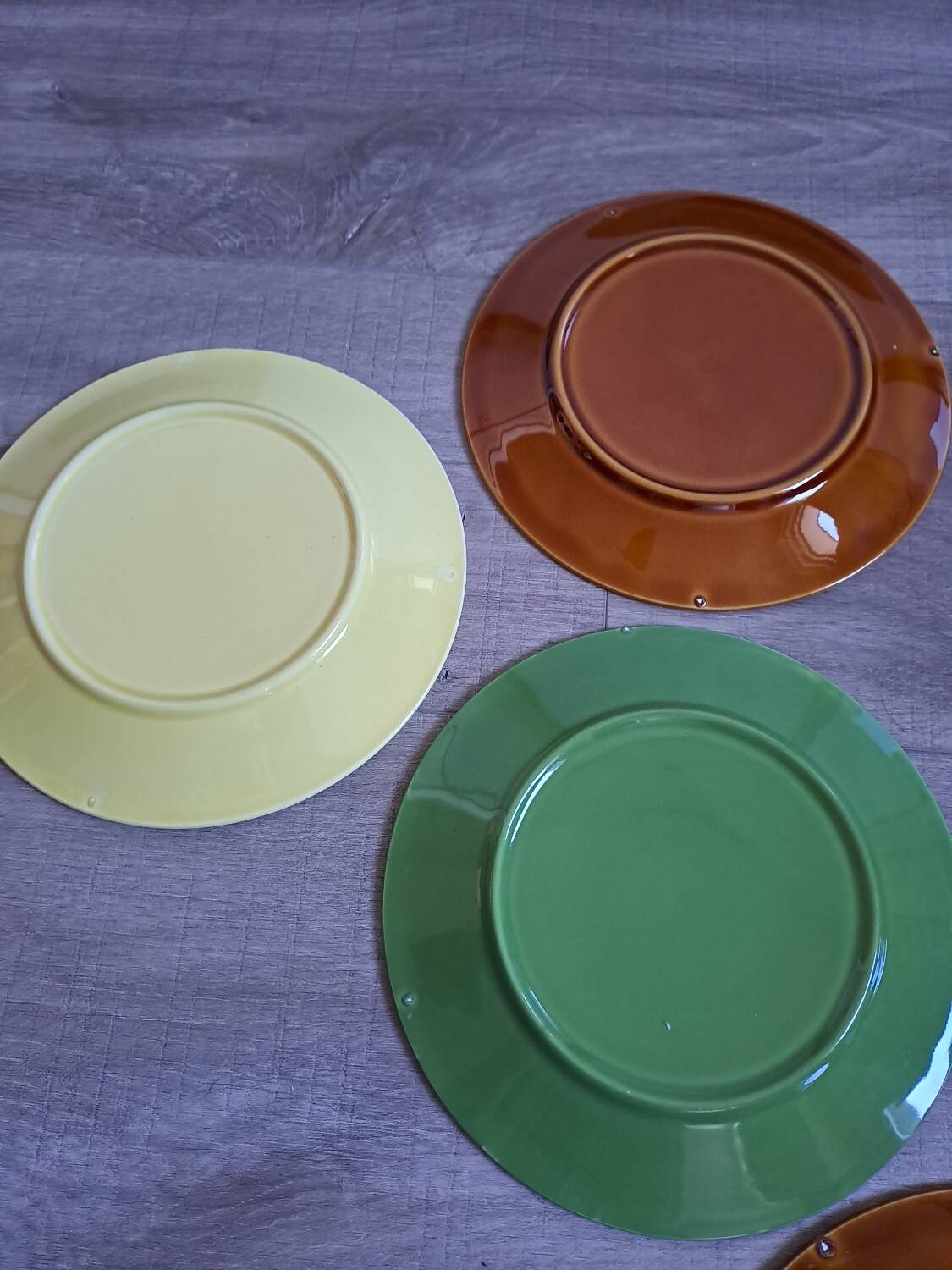Lot assiettes à dessert vintages
