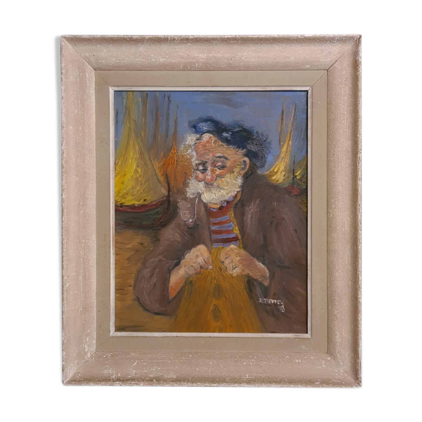 Painting the fisherman