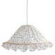 Conical suspension with Emilia "tiny flowers" wheel