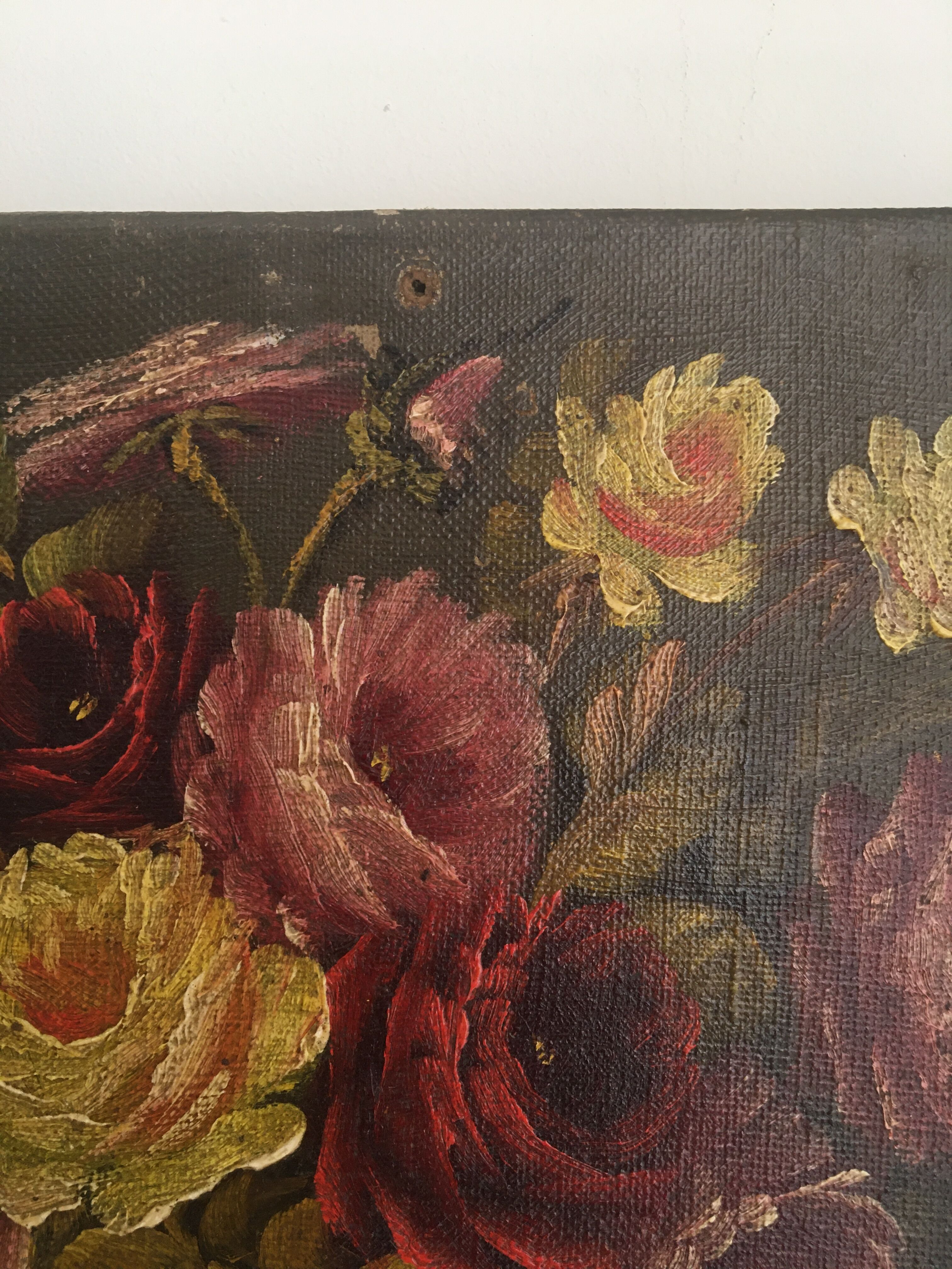 Huile sur toile, signée, tableau début 20e siècle