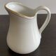 Jug or charming small vase, porcelain MEHUN, France