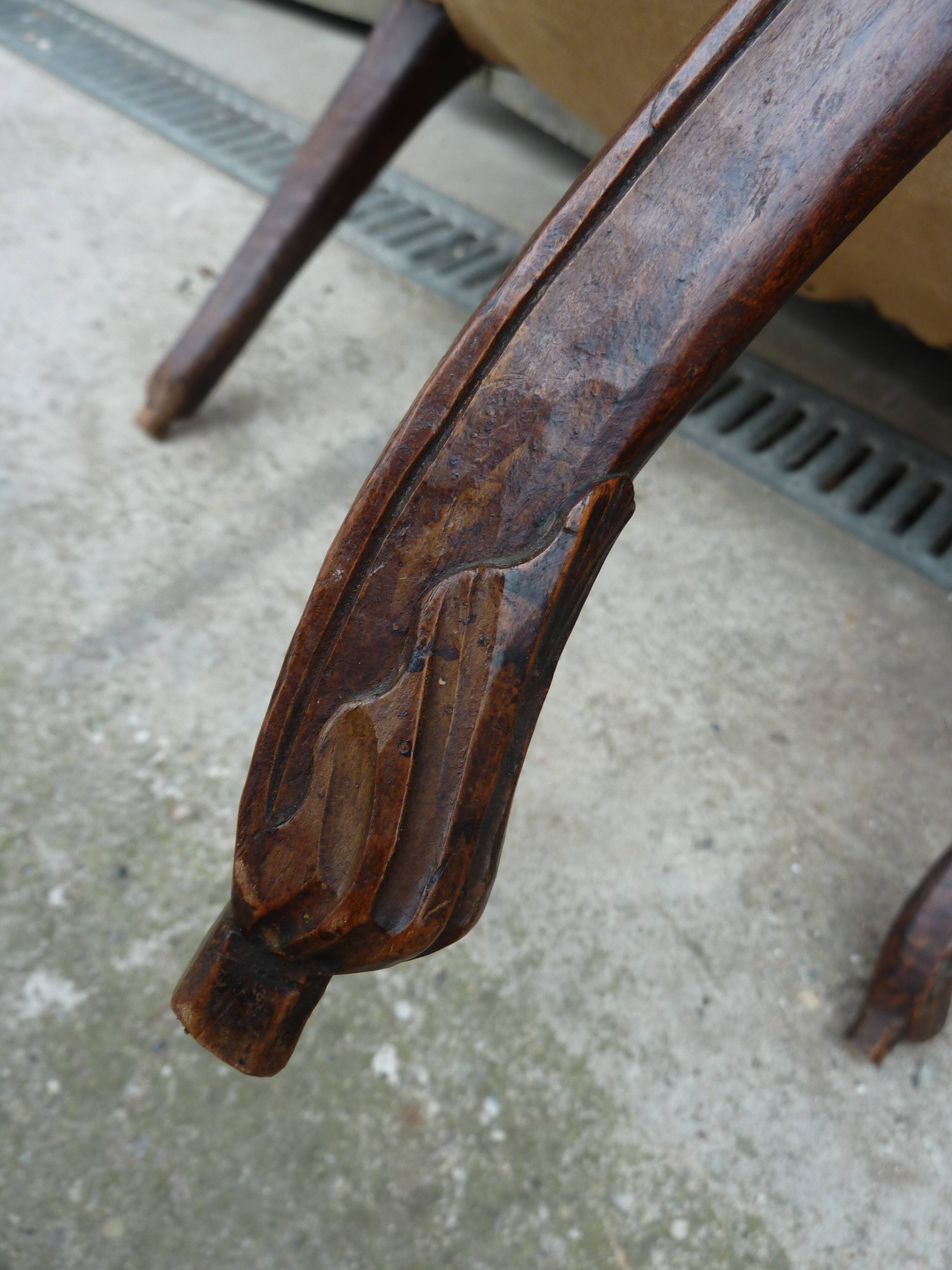 Convertible-era chair Louis XV