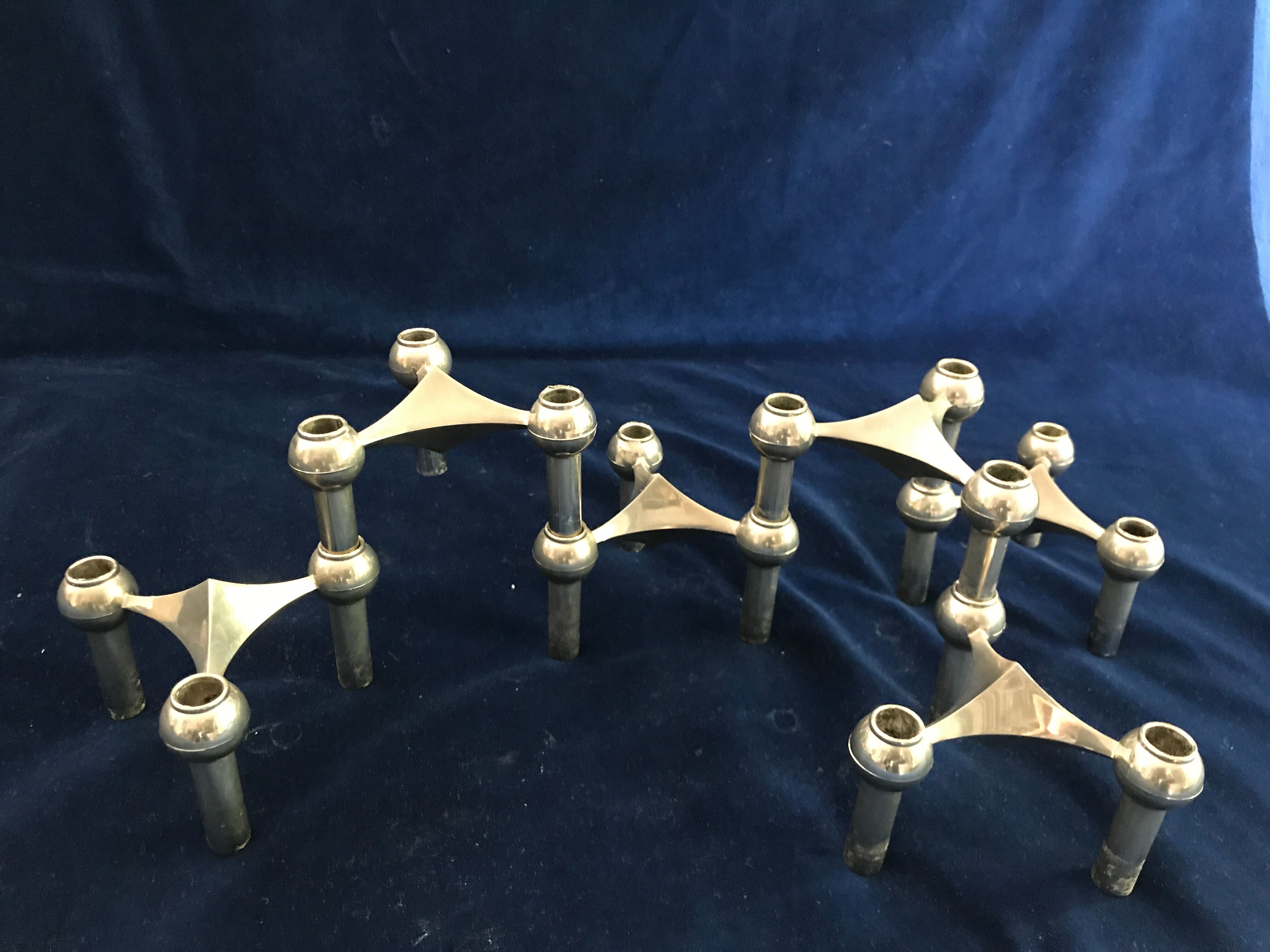 Modular candle holders by Nagel & Stoffi