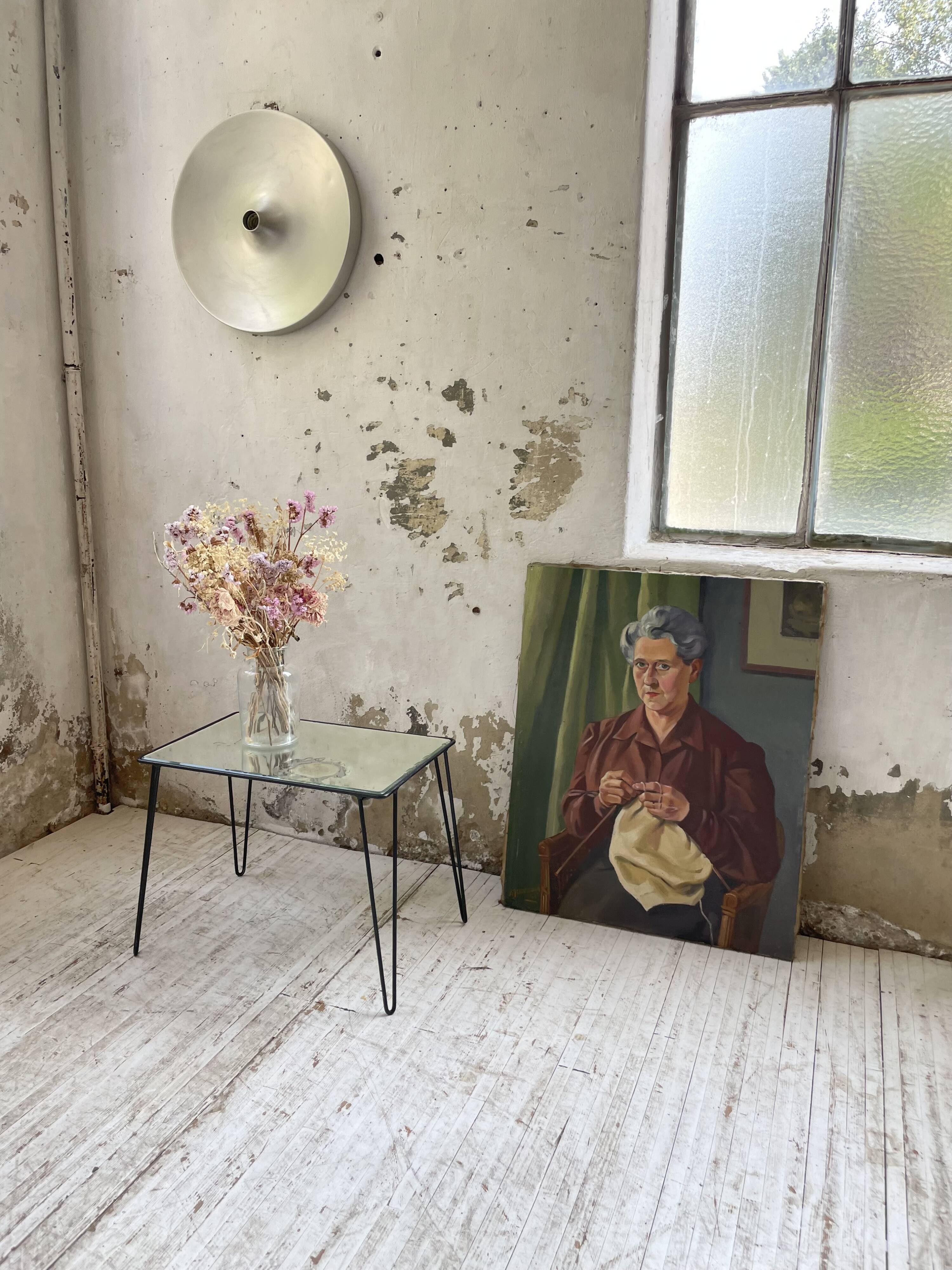 Mirrored coffee table from the 60s