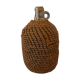Cylinder glass surrounded by rope