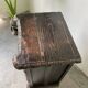 Commode XIXème pin noirci sculpté