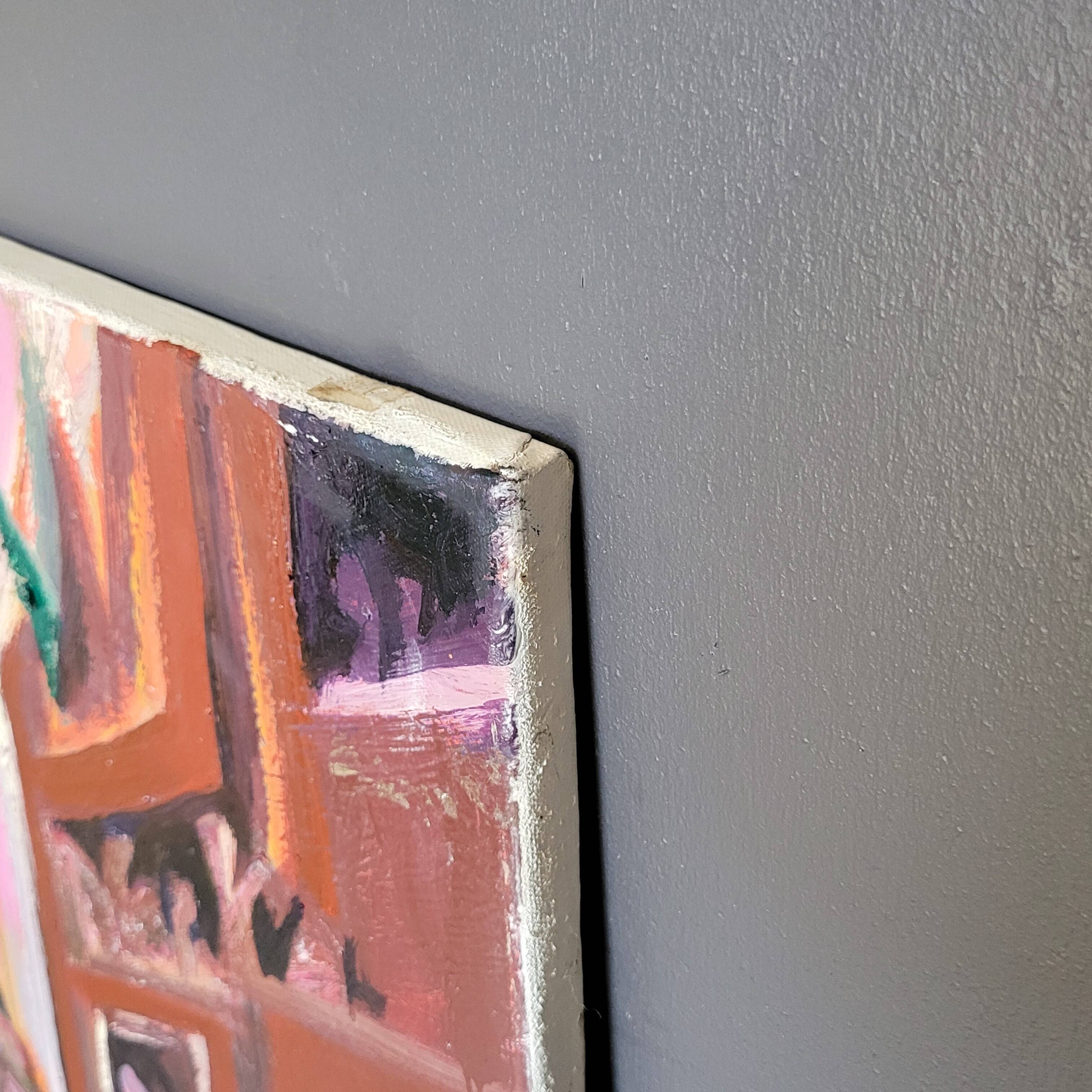 Painting Alain Richard (1933/2017) oil on canvas
