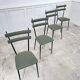 4 chaises italiennes avec Tweed, années 1960