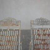 Chairs long time 1900 outside metal
