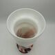 Flamed opaline vase