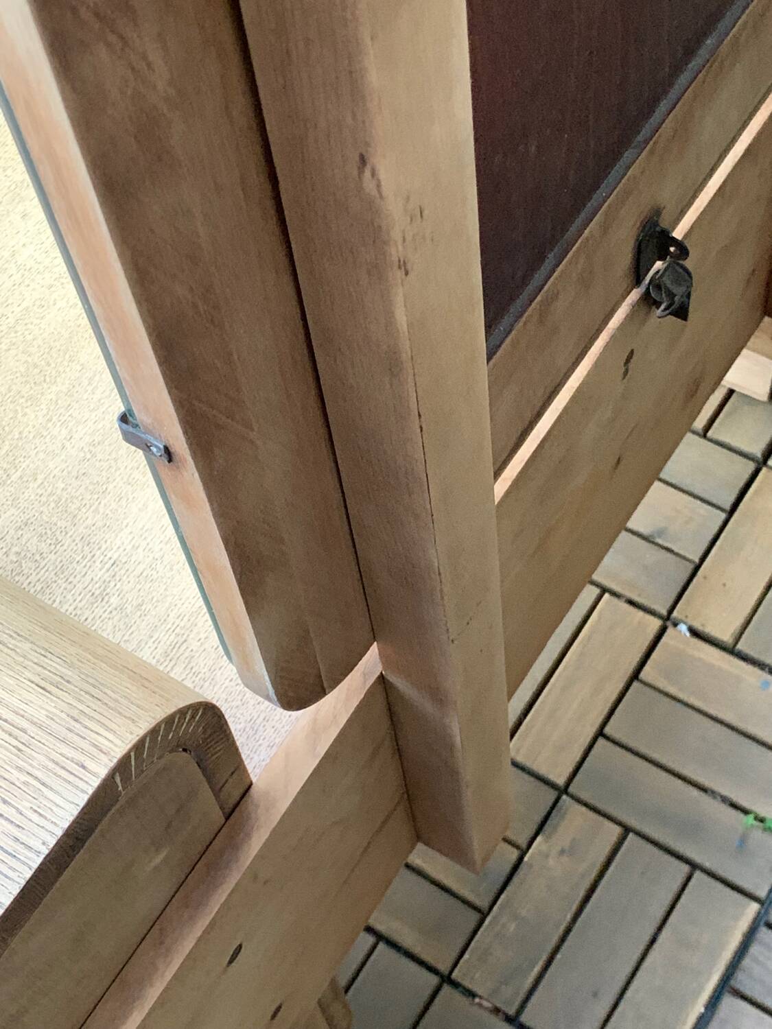 Art Deco dressing table in raw oak produced by Tatra Nabytok Czechoslovakia 1950