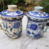 Pair of teacup, lid and infuser