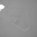 Trio of Castellania plates in Italian earthenware, vintage blue decoration