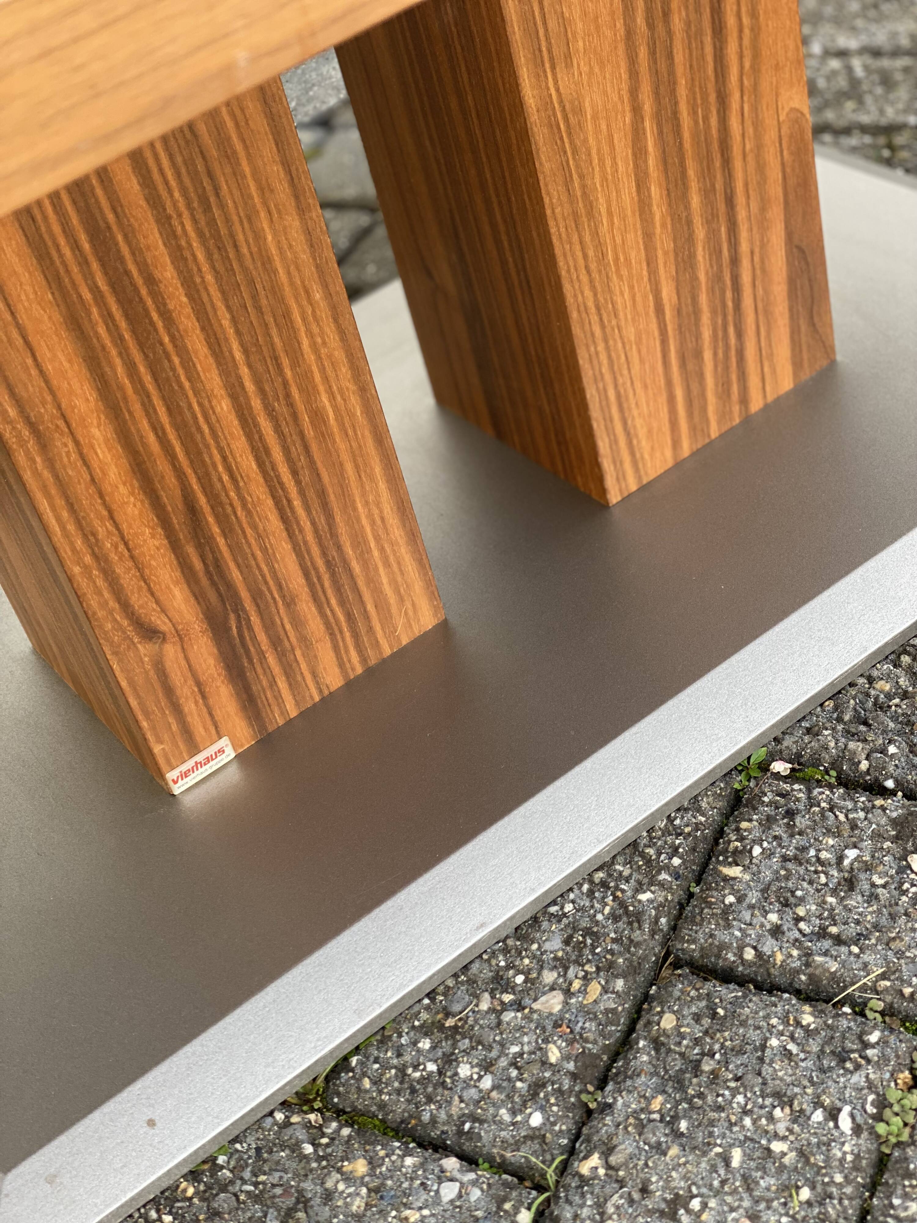 Massive Pedestal Coffee Table by Vierhaus