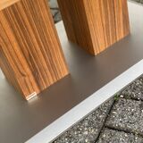 Table Basse à Piédestal Massive par Vierhaus