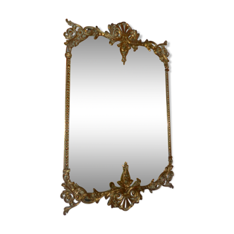 Mirror in bronze era XIX 61x38cm