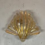 Venetian Wall Lamp in Gilded Murano Glass Circa 1980
