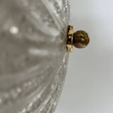 Pair of vintage wall lights, pine and Murano glass, Italy 1980