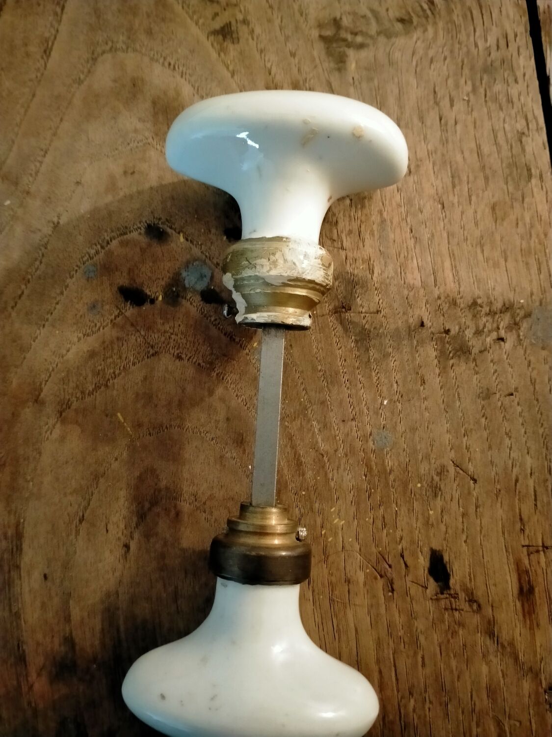 Antique porcelain door handles