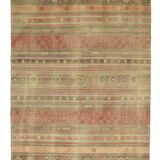 Turkish Anatolian Handmade Vintage Area Kilim Rug 260 cm x 167 cm