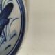 Small blue and white sake set – teapot, 5 cups and tray.