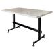Vintage Carrara marble coffee table, Italy 1960
