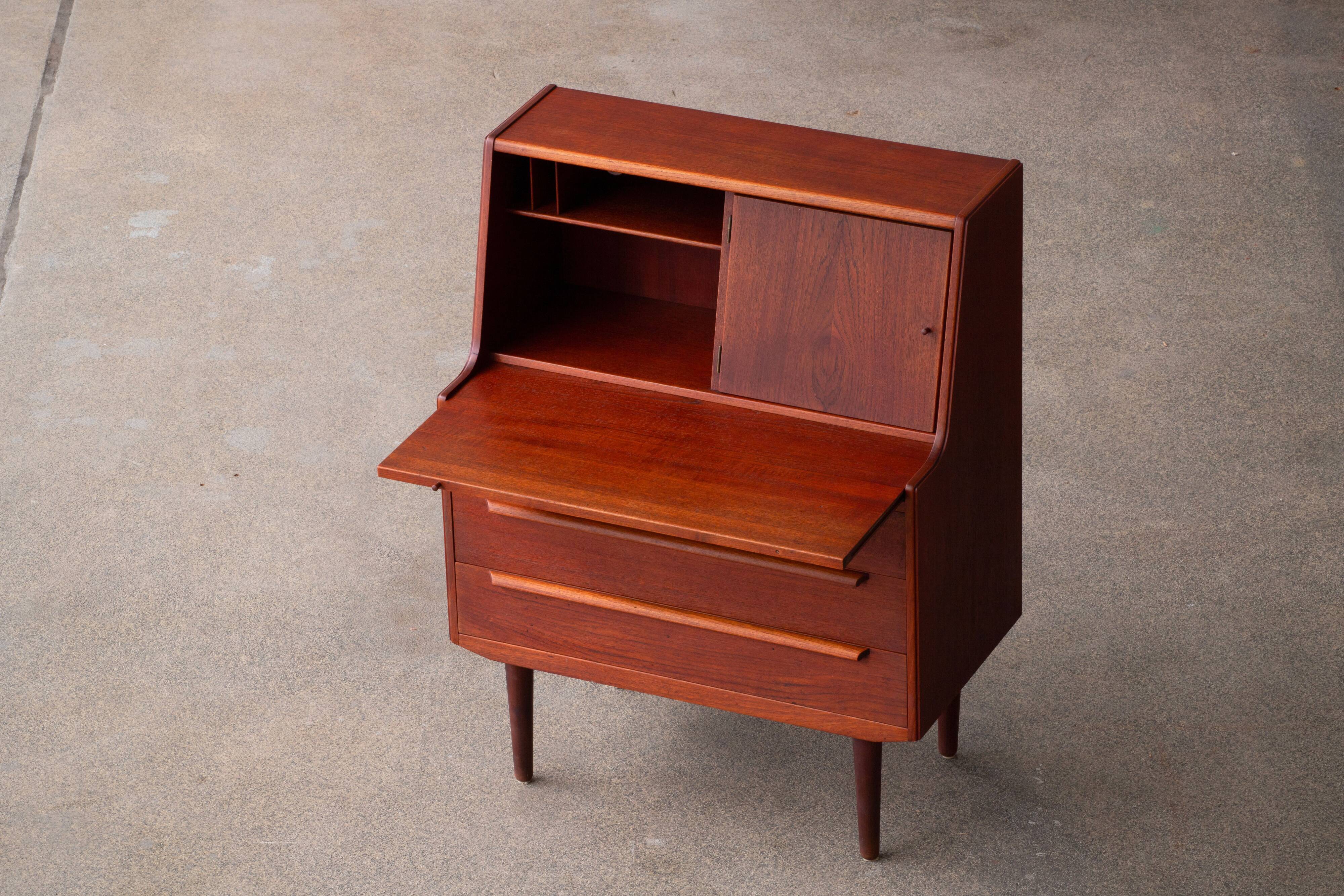 Danish secretary desk in teak 1960