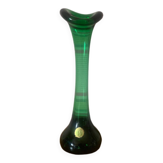 Vase en os vert