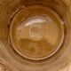 Set of 4 Vintage Set Schott Mainz Clear Glasses With Wicker Cup Holder