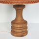Lampe pied en bois