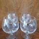 4 glasses with crystal cognac viileroy and boch