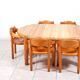 Set of 6 solid pinewood armchairs by Rainer Daumiller for Hirtshals Sawmill