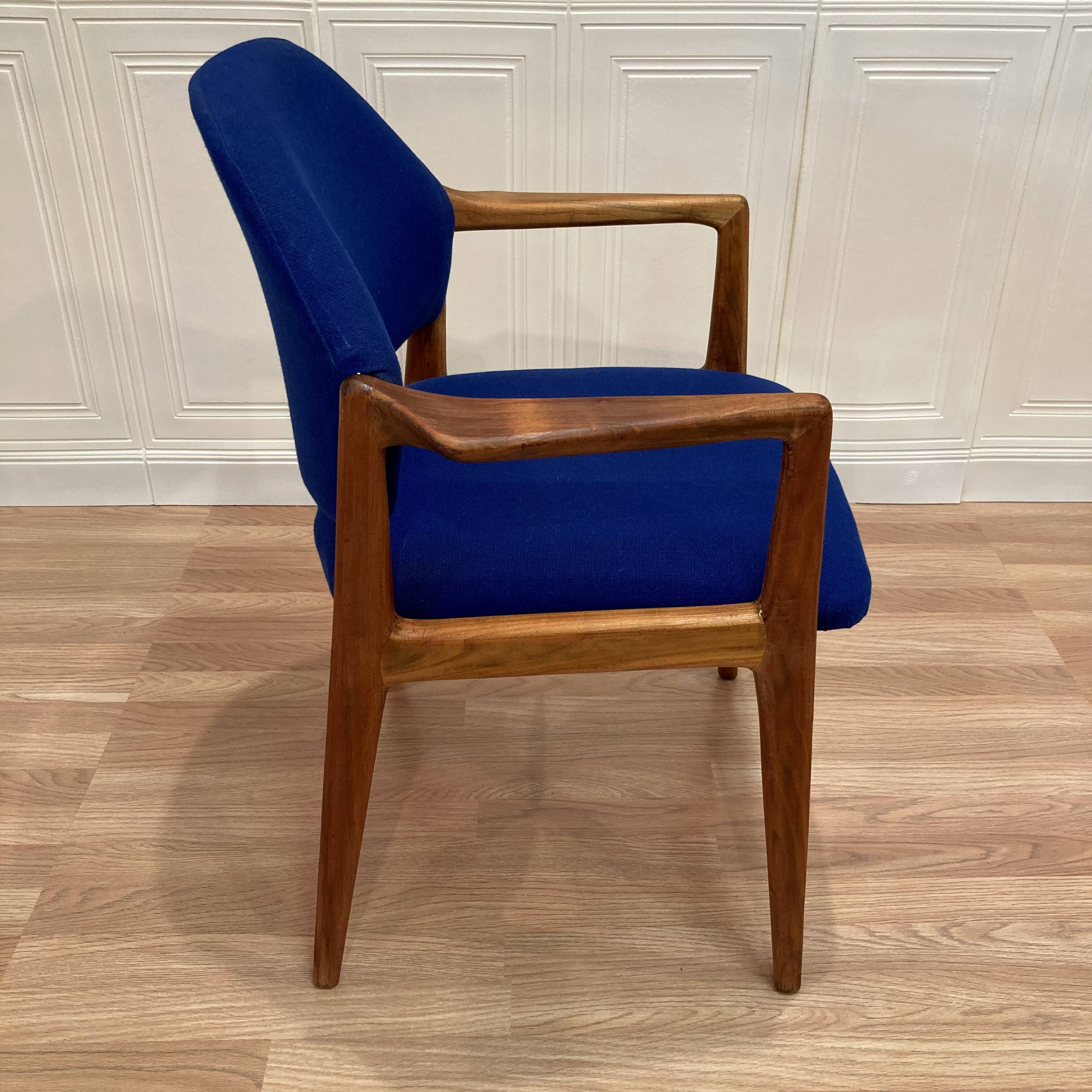 Suite of 4 designer armchairs 1950 "Hartmut Lhomeyer".