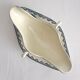 Antique ironstone sauceboat “Summer” Clairefontaine