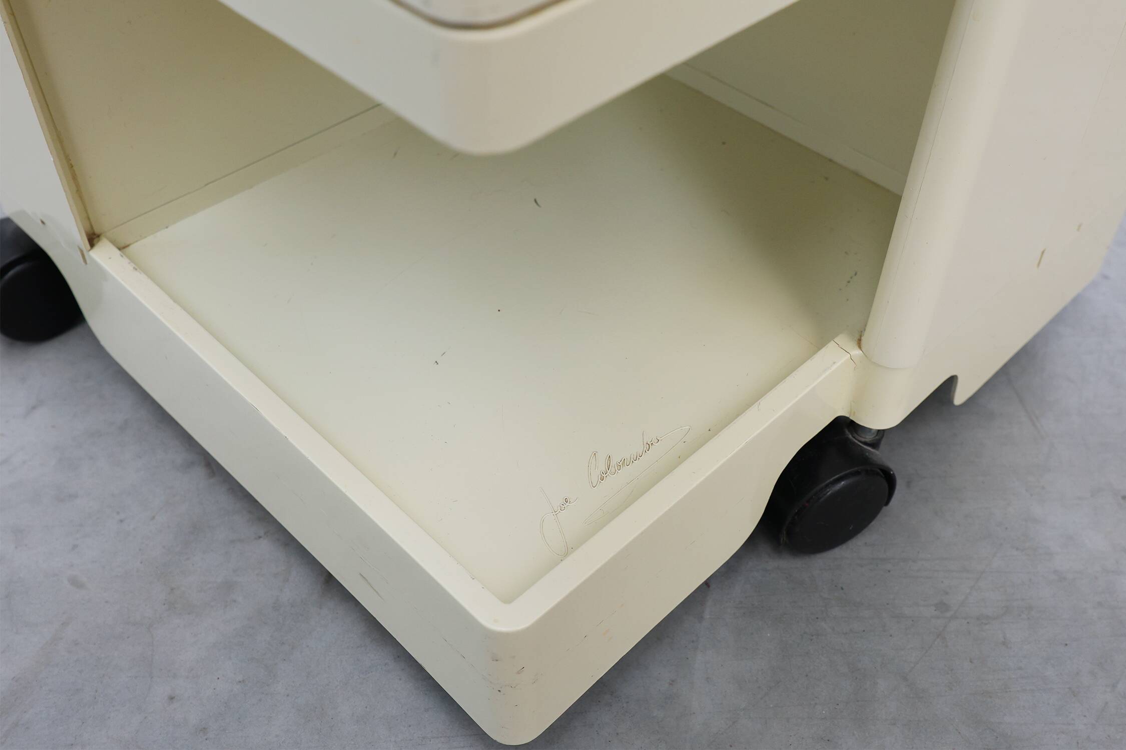 Iconic Modular Boby Trolley by Joe Colombo, Italy, 1970s