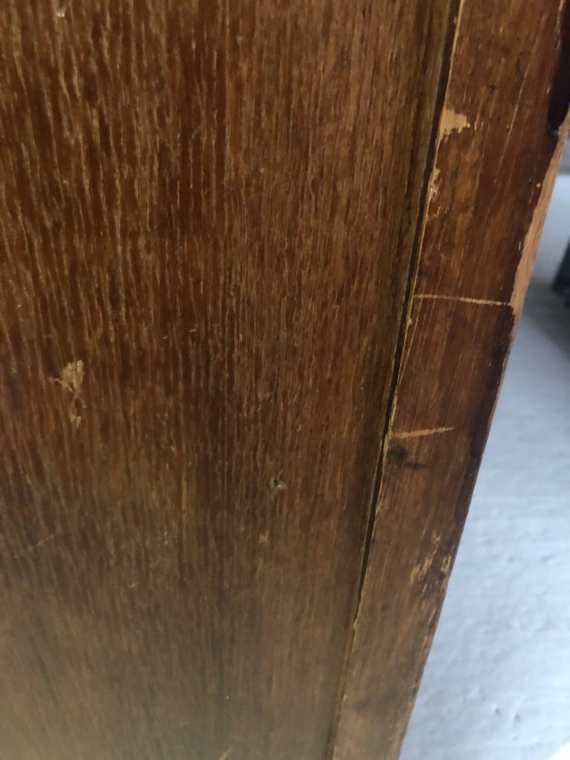 Restored old furniture / chest of drawers with 2 drawers